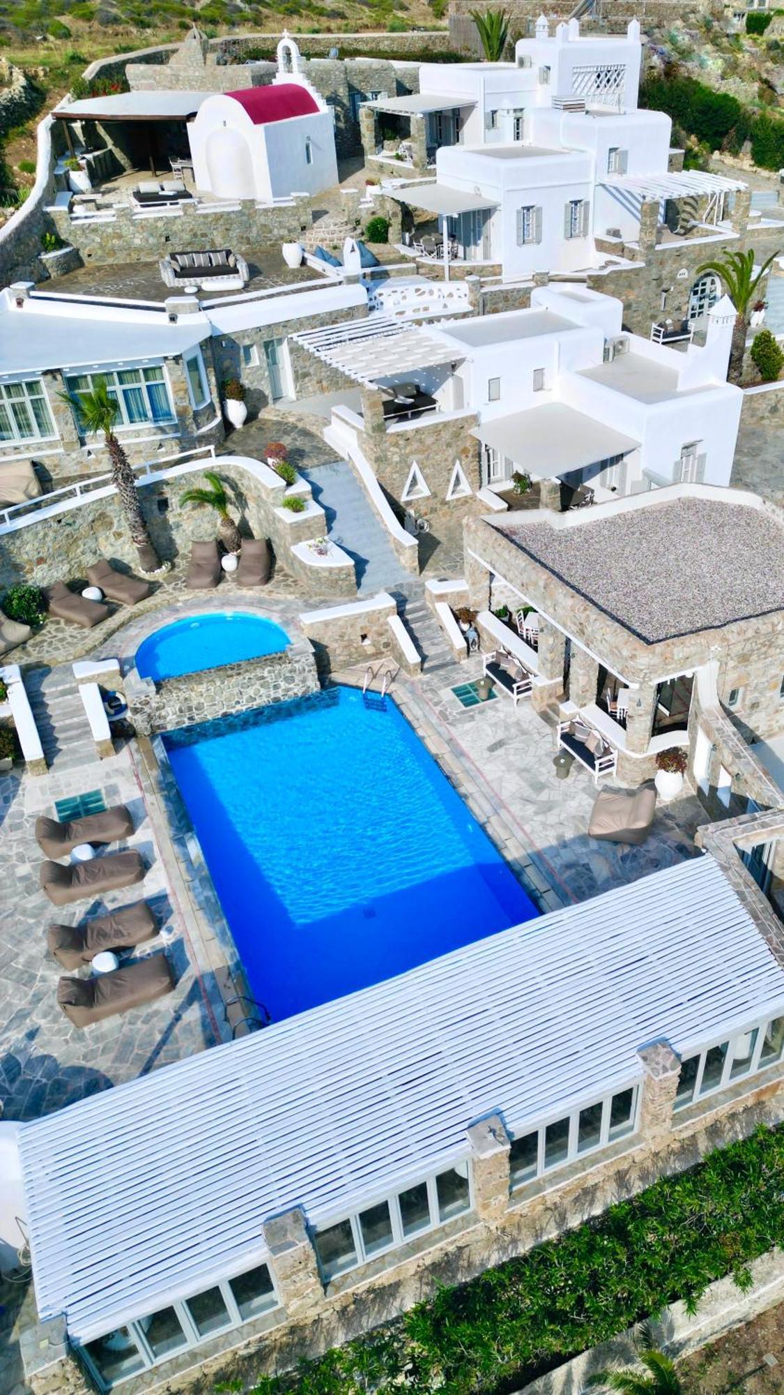 Kallos Of Mykonos - Previous Leonis Summer Houses Ornos  Bagian luar foto
